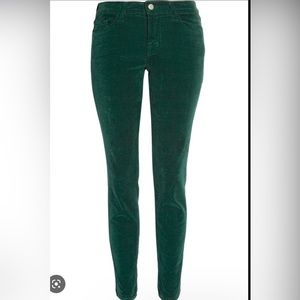 J Brand Mid Rise Skinny Fit Corduroy Jeans